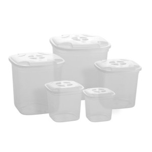 CJ. 5 Porta Mantimento  Transparente 0432 - PLASMONT