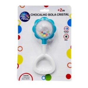 Chocalho Bola Cristal 7227 - PAIS E FILHOS