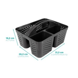 Cesto Tranporta Tudo Preto 284/P - NITRON