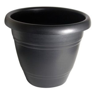 Vaso Redondo 30 cm Preto RC  074 - BRASAMI