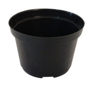 Vaso Pote 19 19X15 cm Preto  0633G - GOYAMA