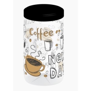 Pote Decorado Cafe 1,7L  5015 - DITOY