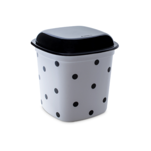 Lixeira para pia com tampa  decorado  bola 4,5LTS  9253 - Rainha