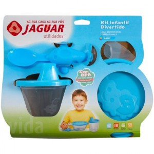 Kit infantil divertido 3 peças 7740 - Jaguar