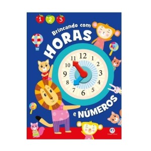 Livro + Relogio Brincando Com Horas E Numeros - MAGIC KIDS