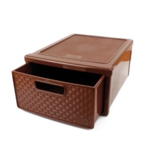 Gaveteiro Modular Rattan Marrom 254/M - NITRON