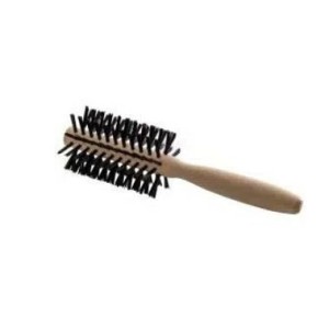 Escova Cabelo REF 925 De Madeira Redonda Mini - ESCOBEL