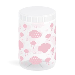 Pote Decorado Nuvens 1,2L M  5018 - DITOY