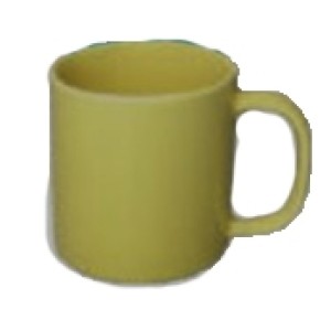 Caneca Reta Amarela 200ML  46 - R R PORCELANAS