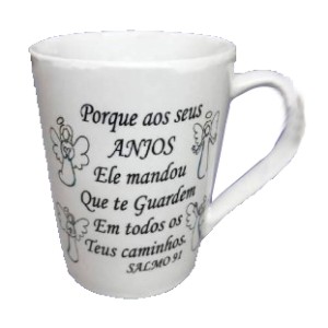 Caneca Tulipa Salmos 250ML  25 - R R PORCELANAS