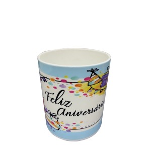 Caneca 350ml PP Aniversario Sortidas