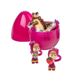 Ovo Surpresa M Masha Chaveiro 3D - kids weets