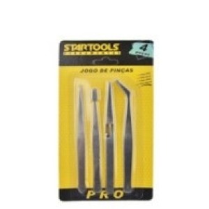 Kit De Pincas Com 4 Pçs AR0296 - STARTOOLS