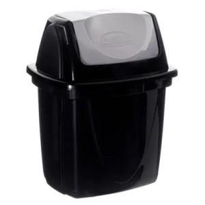 Lixeira E-Black 4,9 L 13723 - PLASUTIL