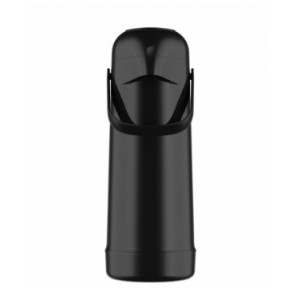 Garrafa Térmica 1L Pump Preta - TERMOLAR