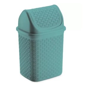 Lixeira De Pia Basculante Rattan 4,5L Verde 134 - NITRON