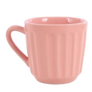Caneca Canelada Rosa 150ml  123 - HR