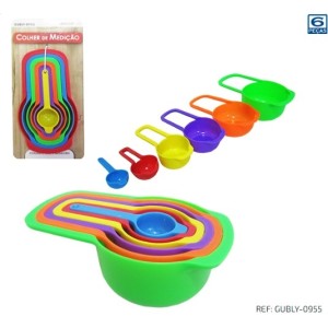 Kit Colher De Medição Com 6 PÇS GUBLY-0955 - ELEGANTEC