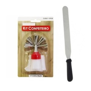 Kit Confeiteiro De Plástico Com 6 Bicos De Aço  GUBLY-0954 - ELEGANTEC