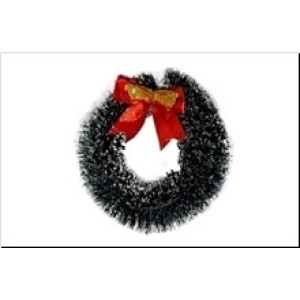 GUIRLANDA NEVADA PEQUENA C/LAÇO AMORESIO