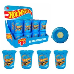 SLIME GELELÉ 180G HOT WHEELS 3949 PERFUMADO METALIZADO DOCE BRINQUEDO