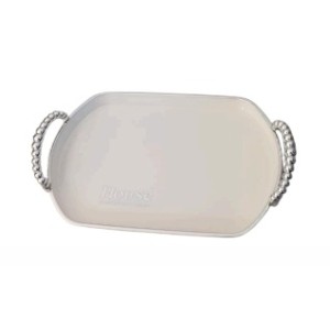 BANDEJA RETANGULAR COM ALÇA MG-9314 PLÁSTICO MEGAGIFT