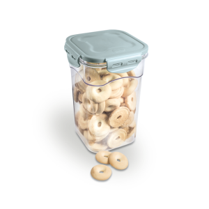 Porta Mantimentos Cristal Quad. 2L  1645 - PLASBRINK