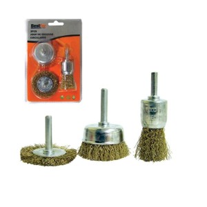 Jogo de escovas circulares 3 peças BFH0104 - Bestfer